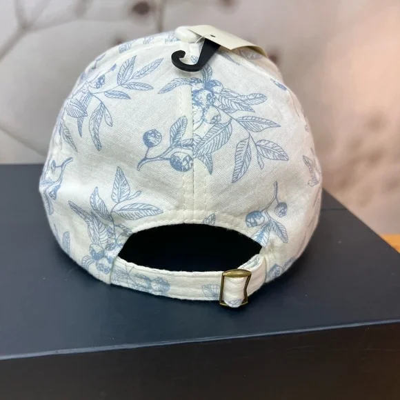 Floral print and embroidered PARIS cap, NEW. fresh and unique French style - Picture 3 of 9